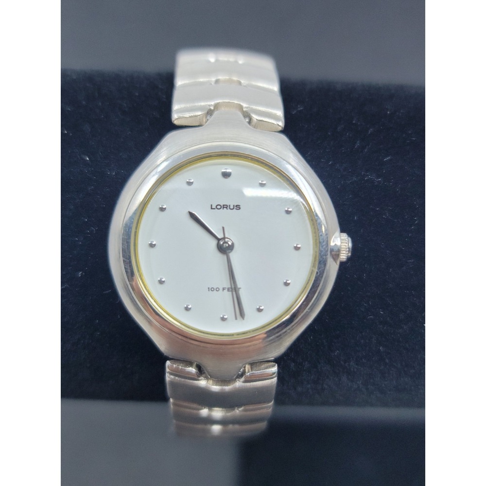 Lorus‎ Womens Quartz Watch LR0299 Stainless Steel New Battery Working